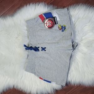 NWT KU Collegiate Shorts